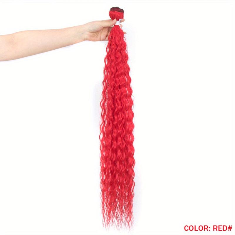 Ombre 81 28 Cm Long Deep Curly Twist Crochet Hair Extensions Synthetic Fiber