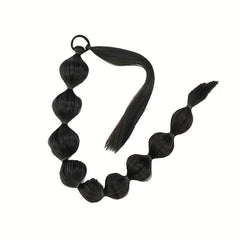 76 2 Cm Lantern Bubble Braid Ponytail Extensions Y2K Wrap Around Braiding