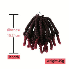 Curly Spring Twist Crochet Hair Extension Easy to Install