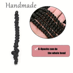 Curly Spring Twist Crochet Hair Extension Easy to Install