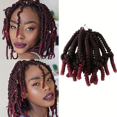 Curly Spring Twist Crochet Hair Extension Easy to Install