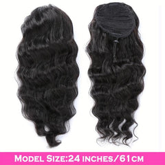 Body Wave Ponytail Extensions Natural Soft Clip In Hair Extension