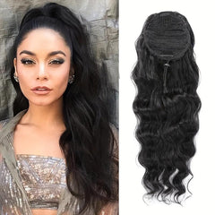 Body Wave Ponytail Extensions Natural Soft Clip In Hair Extension