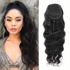 Body Wave Ponytail Extensions Natural Soft Clip In Hair Extension