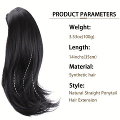 Curly Claw Clip Ponytail Hair Extension Natural Heat Resistant Synthetic