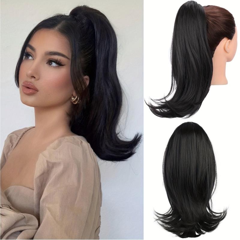 Curly Claw Clip Ponytail Hair Extension Natural Heat Resistant Synthetic