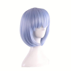 Short Straight Bob Wig Synthetic With Bangs Anime Cosplay Wig
