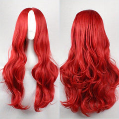 Colorful Long Curly Wavy Wig Synthetic Wig Heat Resistant