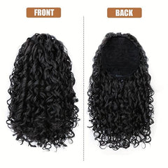 Short Afro Kinky Curly Ponytail Hair Extensions for Women