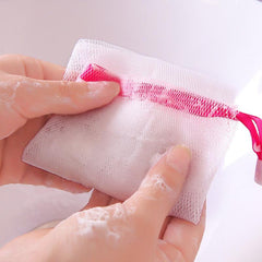 5Pcs Exfoliating Mesh Soap Pouch Foaming Net Soap Bags