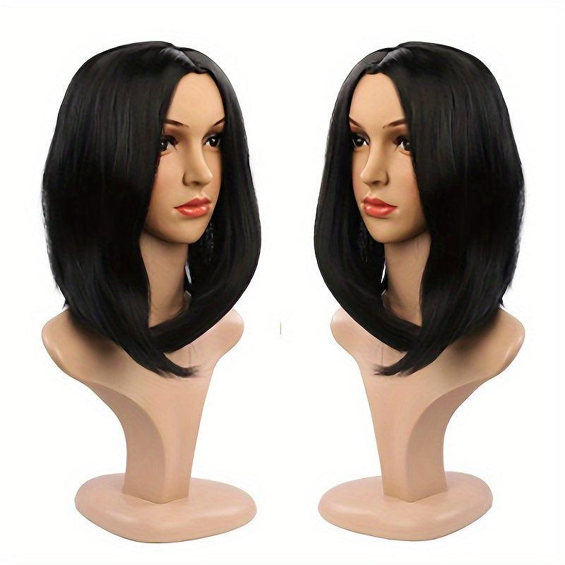 30 48 Cm Short Straight Bob Cut Wig Synthetic Wig Heat Resistant
