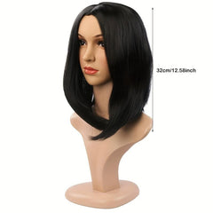 30 48 Cm Short Straight Bob Cut Wig Synthetic Wig Heat Resistant