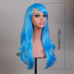 Long Curly Wig Air Curly High Temp Fiber COS Wig
