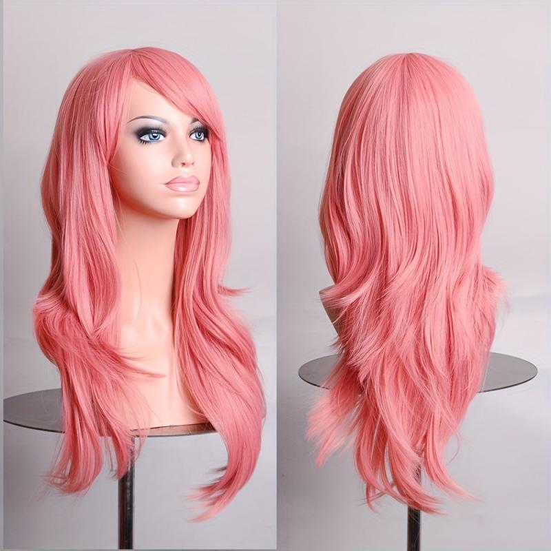 Long Curly Wig Air Curly High Temp Fiber COS Wig