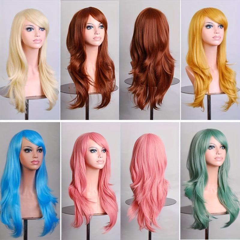 Long Curly Wig Air Curly High Temp Fiber COS Wig