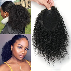 35 56 Cm Afro Kinky Curly Ponytail Extensions For Women