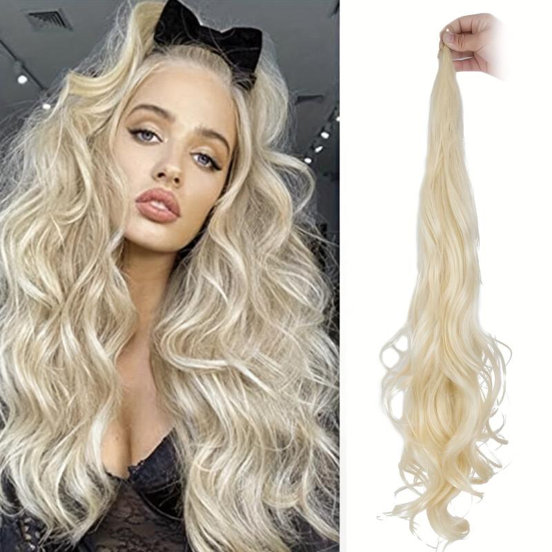 Curly Ponytail Hair Extensions for Women Synthetic Hair Pieces