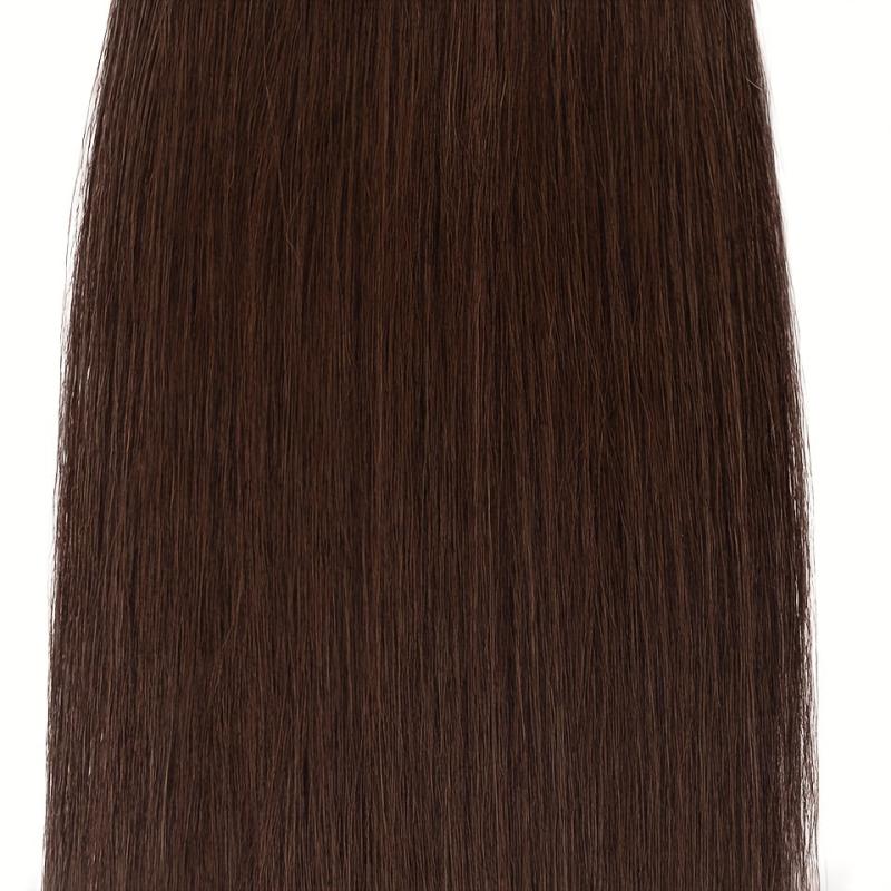 Synthetic Straight Hair Extension Bundles 28 cm Long Hairpiece Wig 130g