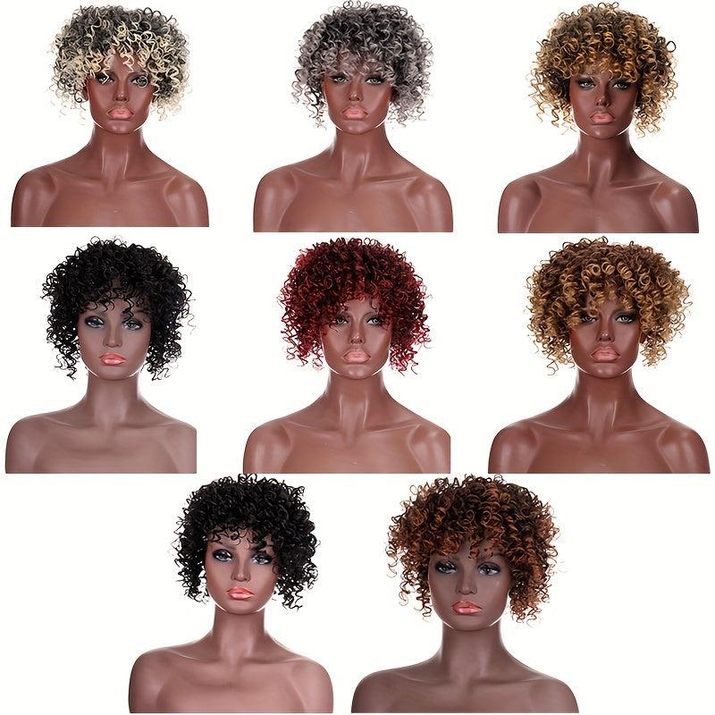 Synthetic Afro Kinky Curly Hair Toppers for Women with Clips