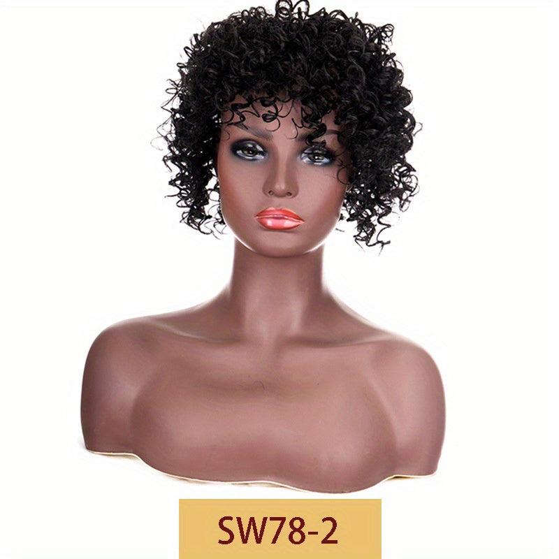 Synthetic Afro Kinky Curly Hair Toppers for Women with Clips