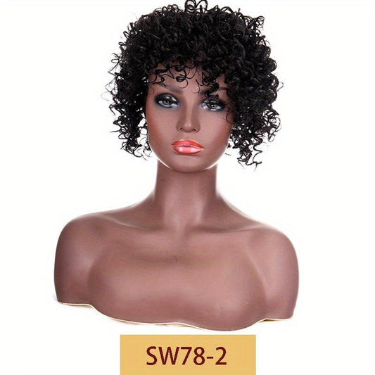Synthetic Afro Kinky Curly Hair Toppers for Women with Clips