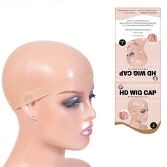 24pcs Invisible Stocking Caps for Lace Front Wig Breathable Wig Cap