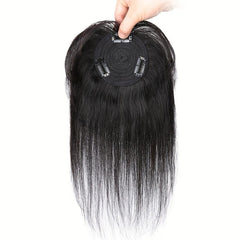 Natural Straight Clip In Hair Extensions with Bangs for Women