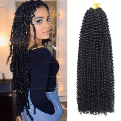 Water Wave Crochet Braiding Hair 55-88 Cm Synthetic Deep Wave Hair Extensions