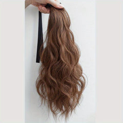 Water Wave Ponytail Extensions Curly Wavy Hair Ties Wrap Around