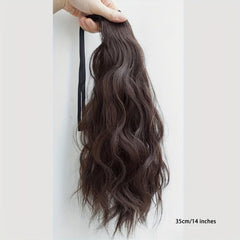 Water Wave Ponytail Extensions Curly Wavy Hair Ties Wrap Around