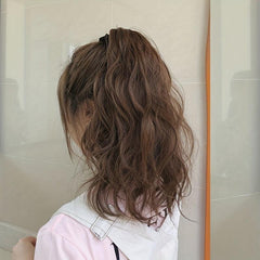 Water Wave Ponytail Extensions Curly Wavy Hair Ties Wrap Around
