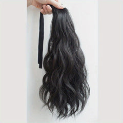 Water Wave Ponytail Extensions Curly Wavy Hair Ties Wrap Around