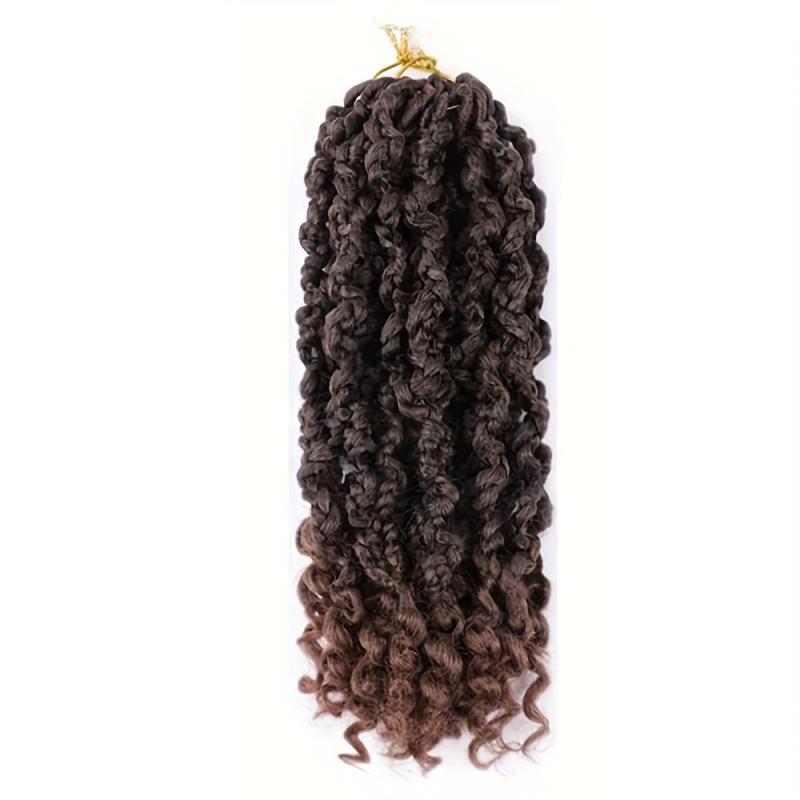 Goddess Box Braids Crochet Hair Curly Ends Boho Wig 1B