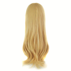 24 Inch Anime Side Bangs Wavy Curly Cosplay Party Wig Costume for Halloween
