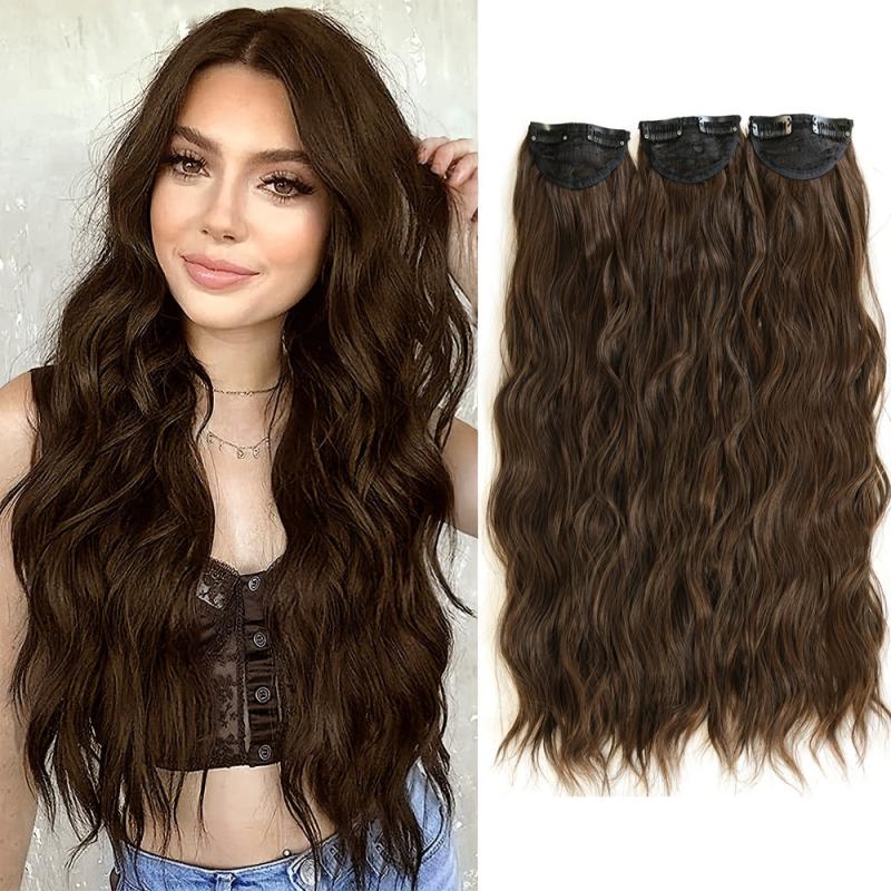 3pcs Water Wave Hair Extensions 180g