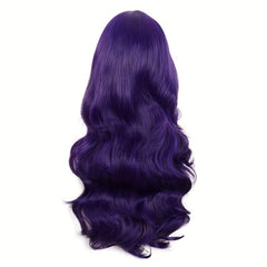 Long Curly Synthetic Wig With Bangs for Halloween Cosplay