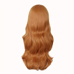 Long Curly Synthetic Wig With Bangs for Halloween Cosplay