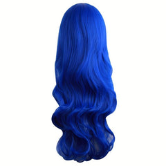 Long Curly Synthetic Wig With Bangs for Halloween Cosplay