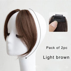 Wispy Air Bangs Clip In Hair Extensions Synthetic Hairpieces for Natural Look