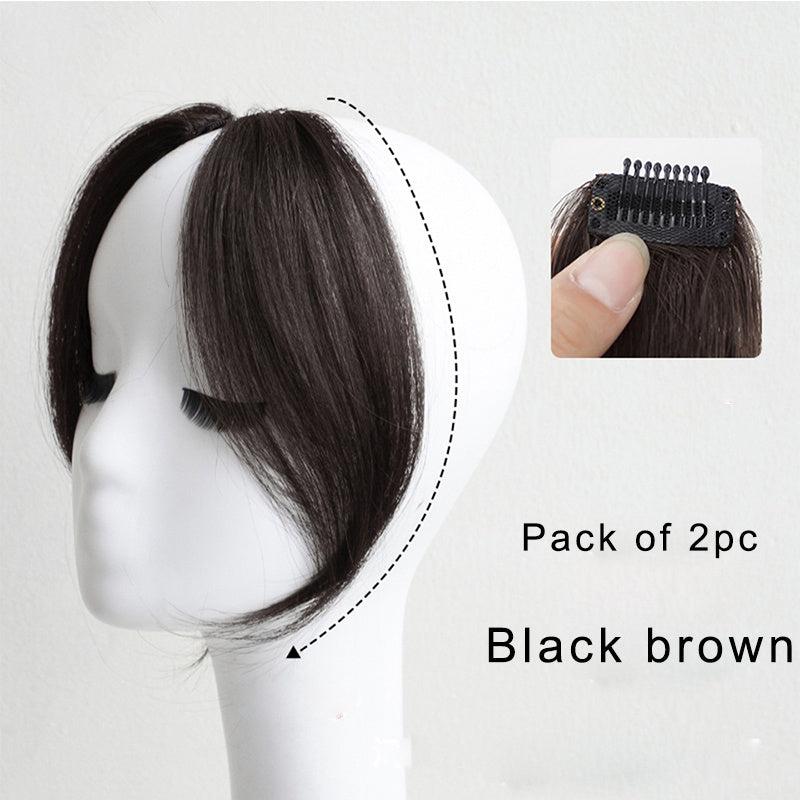 Wispy Air Bangs Clip In Hair Extensions Synthetic Hairpieces for Natural Look