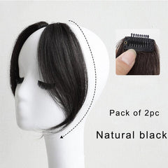 Wispy Air Bangs Clip In Hair Extensions Synthetic Hairpieces for Natural Look