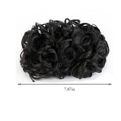 Messy Curly Bun Hair Pieces Clip In Ponytail Extension Chignon