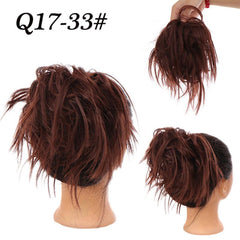 Stylish Messy Bun Hair Extension with Elastic Bands for Women