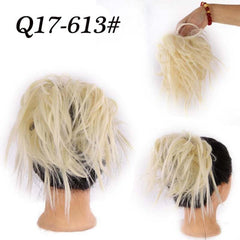 Stylish Messy Bun Hair Extension with Elastic Bands for Women
