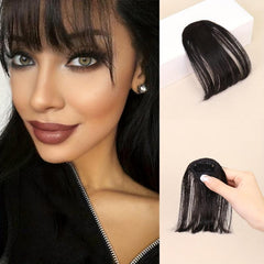 Clip In Bangs One Piece In Fringe Natural Flat Air Bangs For Women