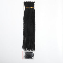 Double Ended Dreadlock Extensions 100 Human Hair Crochet Hair 8-14in