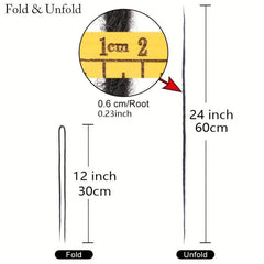 Double Ended Dreadlock Extensions 100 Human Hair Crochet Hair 8-14in