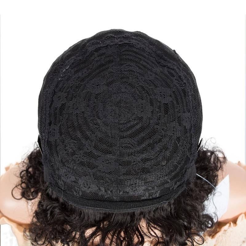 Afro Kinky Curly Pixie Cut Wig Short Bob Wigs For Women