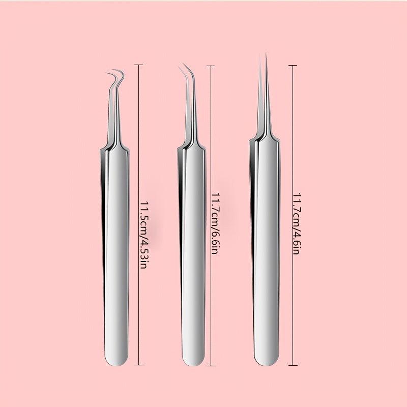 Blackhead Splinter Remover Tweezers Stainless Steel