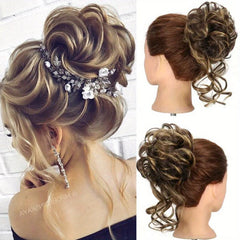 Messy Bun Hair Piece Scrunchie Updo Wrap Hair Extensions